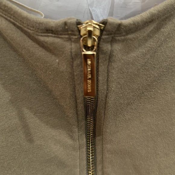 MICHAEL KORS OLIVE SHORT SLEEVE T SHIRT DRESS X small - Picture 3 of 4